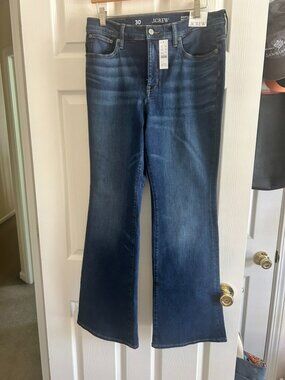 NWT J Crew Boot Cut High Rise Super-Stretch Jeans